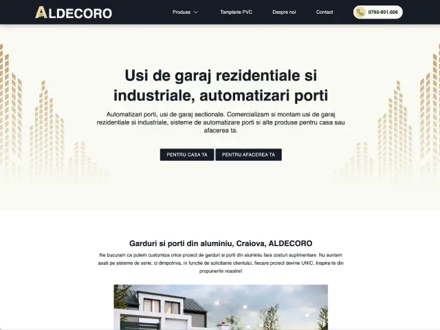 Creare Website De Prezentare